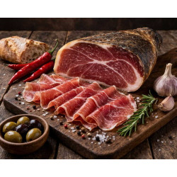Spanish serrano ham