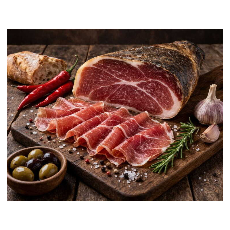 Spanish serrano ham